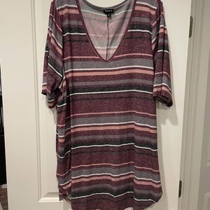 Torrid long T-shirt tunic. Size 26/28